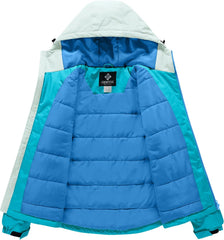 GEMYSE Girl's Winter Jackets Waterproof Windpoof Ski Jacket Warm Quilted Coats Outerwear with Hood
