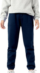 Boys Girls Fashion Solid Color Sweatpants Unisex Sport Pants with Pockets Spring Autumn Fleece Active Pants