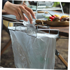 VICASKY Garbage Bag Rack for Camping Hiking Hanging Trash Can Grocery Bag Holder Kitchen Accessory