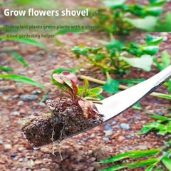 Garden Trowel Tools,Hand Wide Shovel Pointed,Heavy Duty Hand Shovel with Soft Rubberized Non-Slip Ergonomic Handle for Planting, Transplanting, Weeding, Moving and Smoothing Soil - Gardening Gift