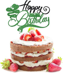 18PCS Cherry Cupcake Toppers Red Glitter Fruit Theme Sweet Cherry Cupcake Picks for Cherry Theme Baby Shower Kids Birthday Party Cake Decorations Supplies