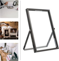 1pc Glass Picture Frame Desktop Photo Holder for Home Decoration Vertical Frame Sleek Finish for Weddings Graduations and Special Moments