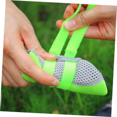 Breathable Mesh Dog Boots Nonslip Sole for Small Dogs for Hiking Running and Daily Walks Protects Paws from Abrasive
