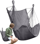 Hammock Chair | Patio Swing Hammocks for Outside | Max 150kg Weight Capacity Patio Furniture Seat for Indoor Outside Porch Bedroom Dormitory Balcony Backyard Yard Camping