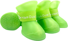 CHICTRY Dogs Anti-Slip Waterproof Rubber Rain Shoes Pet Boots Paws Protector for Rain Day Walking Hiking Black XX-Large