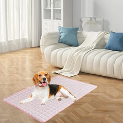 Cooling Blanket for Dogs,2025 New Upgrade Dog Cooling Mat,Bottom Granular Texture and Anti-Slip,Portable Kennel Puppy Bed for Summer,for Crate,Bed,Indoor & Outdoor Floor,Car Seats(Blue XL)