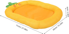 Comfortable Dog Bed for Small Dogs Soft Plush Pet Nest Mat Breathable for Crate and Home Decor Cat Bed for Relaxation