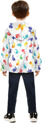 CHIFIGNO Bunnies Cute Boy Polar Fleece Lined Winter Coat, Toddler Boy Sweatshirt with Hooded 3T