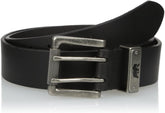 Berne Men's Leather Withlined Stitched Edging Belt
