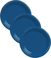 Creative Converting Touch of Color 20 Count Plastic Lunch Plates, Emerald Green