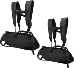 Dog Backpack Carrier, Adjustable Portable Hands-Free Nylon Dog Hiking Backpack with Pocket for Travel/Hiking/Cycling/Camping/Daily Walking, Medium, Backpacks