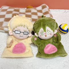 Anime Hand Puppet Tobio Kageyama Plush Figure Glove Puppet Plush Yu Nishinoya Soft Figure Hand Glove Puppet Cute Gloves Doll for Fans