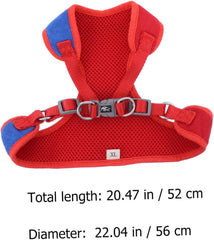 1set Pet Vest Harness Leash Clips Breathable Mesh Design for Cats and Dogs Adjustable No-Choke Walking Gear for Outdoor Activities for Safe and Comfortable Pet Walks