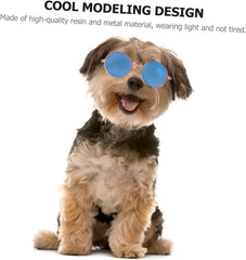 10pcs Funny Pet Dog and Cat Sunglasses Eyewear for Kittens and Puppies Stylish Costume Props for Pets for Outdoor Fun and Photoshoots