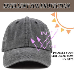 Classic Low Profile Baseball Cap, Adjustable Cotton Golf Hat, Unconstructed Plain Design for Men and Women