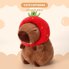 Cute Capybara Plush Pillows Kawaii Soft Capybara Stuffed Animals Capybara Plushie Birthday for Kids(9in)