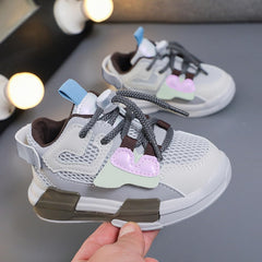 Baby Boy Girl Mesh Shoes Toddler Kids Lightweight Sneakers Non Slip Infant Slip On Softy Sole First Walking Shoes