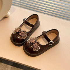 IWIHMIV Toddler Girl Mary Jane Shoes Girls Dress Shoes Toddler Flower Girl Kids Mary Jane Shoes Flat School Wedding Party Shoes
