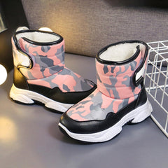 Boys Toddler Snow Boots Waterproof Resistant Outdoor Winter Shoes Toddler Cam𝐨 Boots For Girls (Little Kid/Big Kids)
