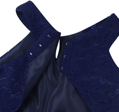 Kids Girls Chiffon Sleeveless Floral Lace Cutout Back Flower Girl Dress Princess Pageant Party Long Dress