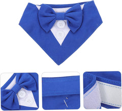 SUPVOX Puppy Bandana Dog Bow Tie Triangle Scarf for Costume Pet Cool Bib Dog Party Scarf Stylish Neckwear