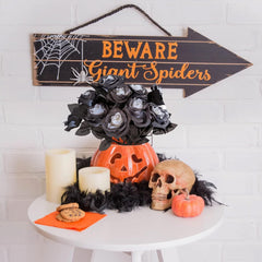 Artificial Black Rose Flower Branch, Simulation Silk Flower Fake Plants for Halloween Wedding Birthday Party Dining Table Centerpiece DIY Flower Arrangement Decoration(1pcs)