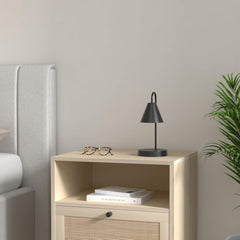 Aimoptg Candle Warmer Lamp,Electric Candle Warmer with Dimmable Light,Scented Wax Melter,No Smoke,Compatible with Various Jar,with 2 Light Bulbs,Home Decor Gifts-Black