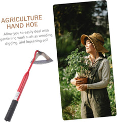 Durable Hand Hoe for Garden and Agriculture Lightweight Plowing Tool for Weeding Cultivating and Transplanting Flowers and Vegetables Comfortable Grip Hollow Design