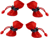 4pcs Dog Shoes Non- Boots for Paw Comfortable and Breathable Foot for Dogs Puppies for Christmas Festival and Outdoor Adventures