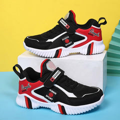 Boys Sneakers Lightweight Breathable Mesh Sports Shoes Casual Walking Sneakers for School Activities Comfortable