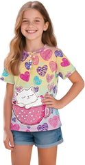 Kids Clothes Girls 2-16 Years Kawaii Crop Tops for Girls