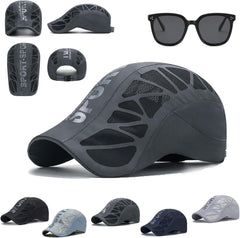 AeroMesh Cap, Aeromesh Sport Cap, Ultra-Breathable Performance Mesh Cap for Men Lightweight, Quick-Dry, Adjustable Fit
