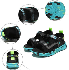 IWIHMIV Boys Fashion Athletic Summer Sports Sandals Outdoor Fashion Soft Sole Comfortable Open Toe Sandals