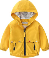 Toddlers Windbreaker Jacket Little Boys Hooded Coat Spring lightweight windproof jackes for toddler baby Casual Outerwear