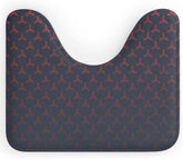 Halloween Purple Toilet Rug Mat U Shaped 20"x 16" Non-Slip Toilet Bath Mat Absorbent Bathroom Rugs Mats Quick Dry Contour Mat for Bathroom Floor