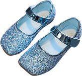 Dress Shoes for Toddler Girls Elegant Leather School Mary Jane Shoes Girls Soft Sole Non Slip Flat Loafers