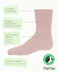 MeMoi Cheri Cozy Scrunched Crew Socks