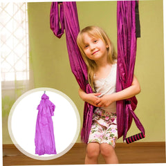 Kids Hammock Set for Home Use Seamless Aerial Adjustable Straps Kids Hammock