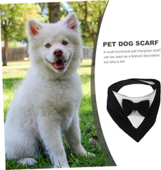 Kisangel Pet Bandana for Dogs Triangular Bibs Stylish Accessory for Pet Photography Parties and Daily Walks Polyester Material