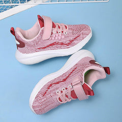 IWIHMIV Toddler Boy Tennis Shoes Toddler Slip On Shoes Girls Running Shoes Kids Sneakers Lightweight Breathable Walking Shoes