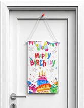 Happy Birthday Door Banner Sign - Colorful Birthday Door Decorations for Kids, Girls, Boys - Banner Party Supplies Hanging Decor for Front Doors Wall Room