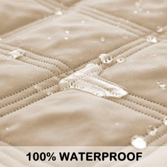 fuguitex Waterproof Dog Blanket Reversible for Small Dogs Resistant Leakproof Washable Couch Cushion Bed Protector Cover for Indoor Furniture Pet Friendly(30"*90",Dark Grey+Grey