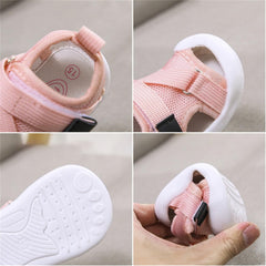 Baby Boys Girls Sports Sandals Lightweight Anti-Slip Rubber Sole Beach Aquatic Water Shoes Toddler First Walking Shoe