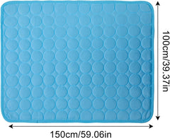 Dog Cooling Mat - Cat Cold Mat | Waterproof Washable Dog Bed | Summer Backyard Garden Hotel Car Travel Family Picnic Veterinary Recovery Pet Care Outdoor Indoor Animal Support Supply