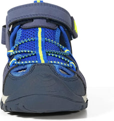 TZJS Girls Boys Sandals Kids Closed Toe Outdoor Hiking Sandal Lightweight Athletic Adjustable Straps Summer Shoes for Toddler/Little Kid