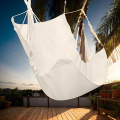 Hammock Chair Swing - Patio Furniture Tree Swing Chair - Comfortable Relaxing Porch Seat with Max 150kg Weight Capacity for Indoor Patio Dormitory Camping Yard Bedroom