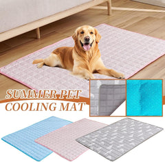 Cooling Mat for Dogs,Washable Non-Slip Pet Summer Cool Mats for Small Large Dogs Indoor,Portable Pet Travel Mats for Car Seat,Self-Cooling Mat for Dogs & Cats,Portable Dogs Cool Bed for Summer