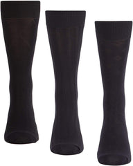 MeMoi Men's 3 Pair Pack Classic Argyle Crew Socks