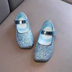 Dress Shoes for Toddler Girls Elegant Leather School Mary Jane Shoes Girls Soft Sole Non Slip Flat Loafers