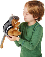 Folkmanis Chipmunk Hand Puppet, Brown
